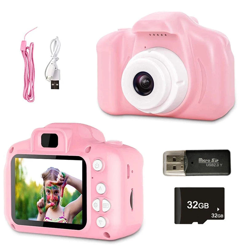 ZK30 Kids Waterproof 1080P HD Camera - Adorable Cartoon Design for Adventurous Outdoor Photography & Video Fun!