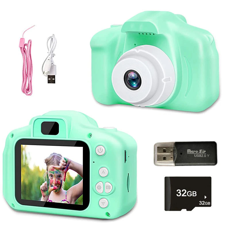 ZK30 Kids Waterproof 1080P HD Camera - Adorable Cartoon Design for Adventurous Outdoor Photography & Video Fun!