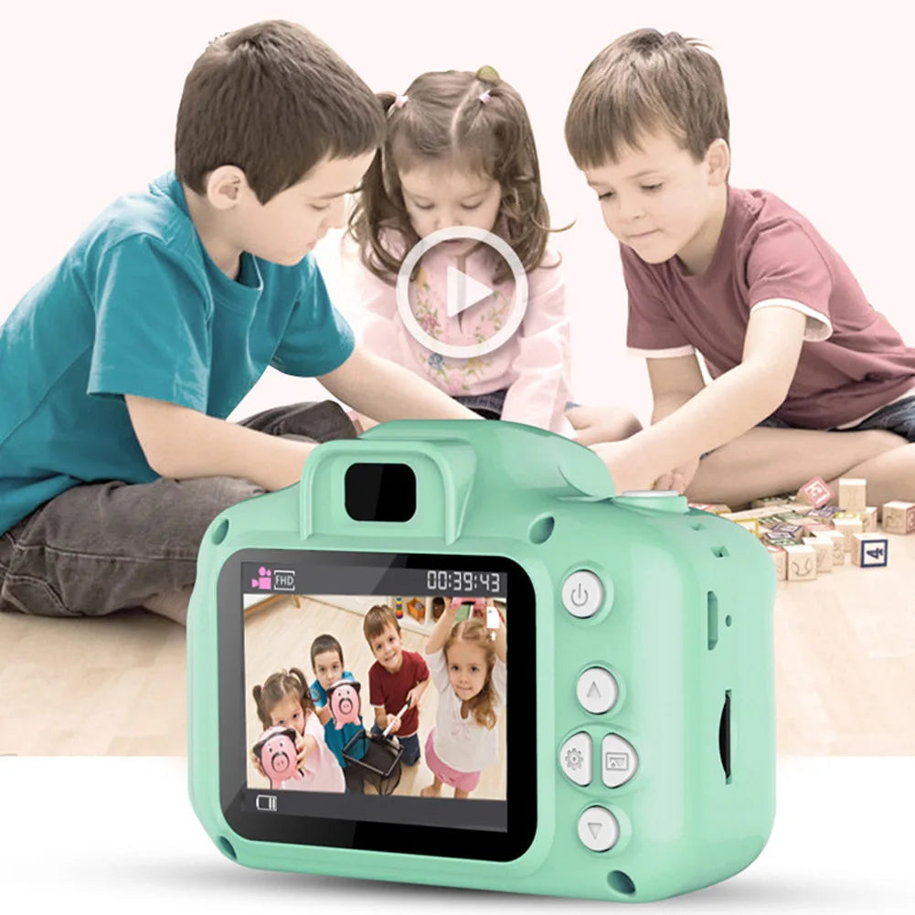 ZK30 Kids Waterproof 1080P HD Camera - Adorable Cartoon Design for Adventurous Outdoor Photography & Video Fun!