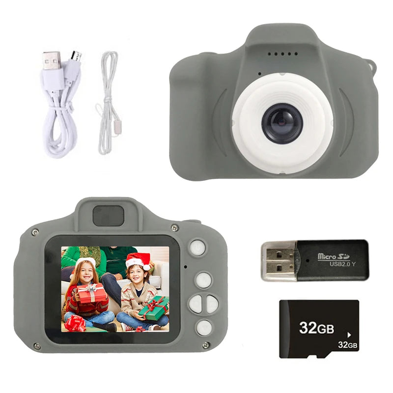 ZK30 Kids Waterproof 1080P HD Camera - Adorable Cartoon Design for Adventurous Outdoor Photography & Video Fun!