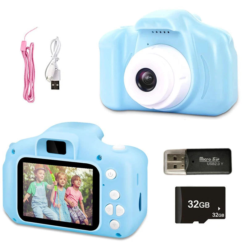 ZK30 Kids Waterproof 1080P HD Camera - Adorable Cartoon Design for Adventurous Outdoor Photography & Video Fun!