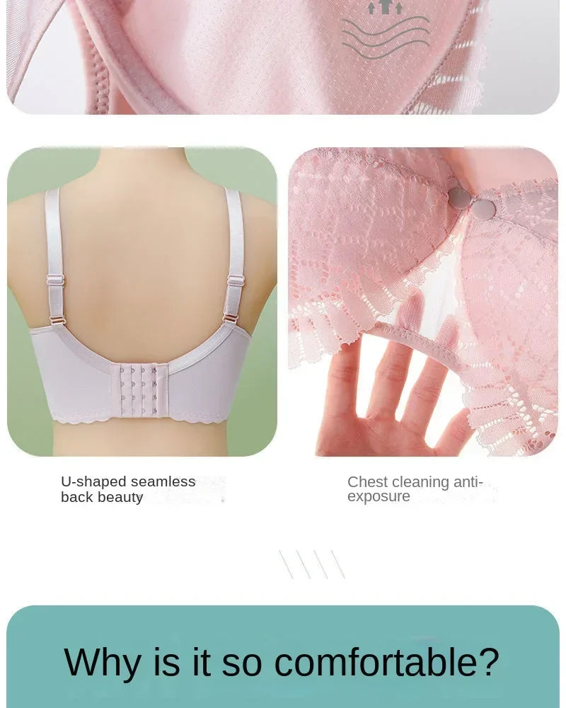 Front Button Maternity Nursing Bra – Adjustable Comfort Breastfeeding Bra for Pregnant & Nursing Moms | Soft Acetate, Easy Access, Wire-Free Support