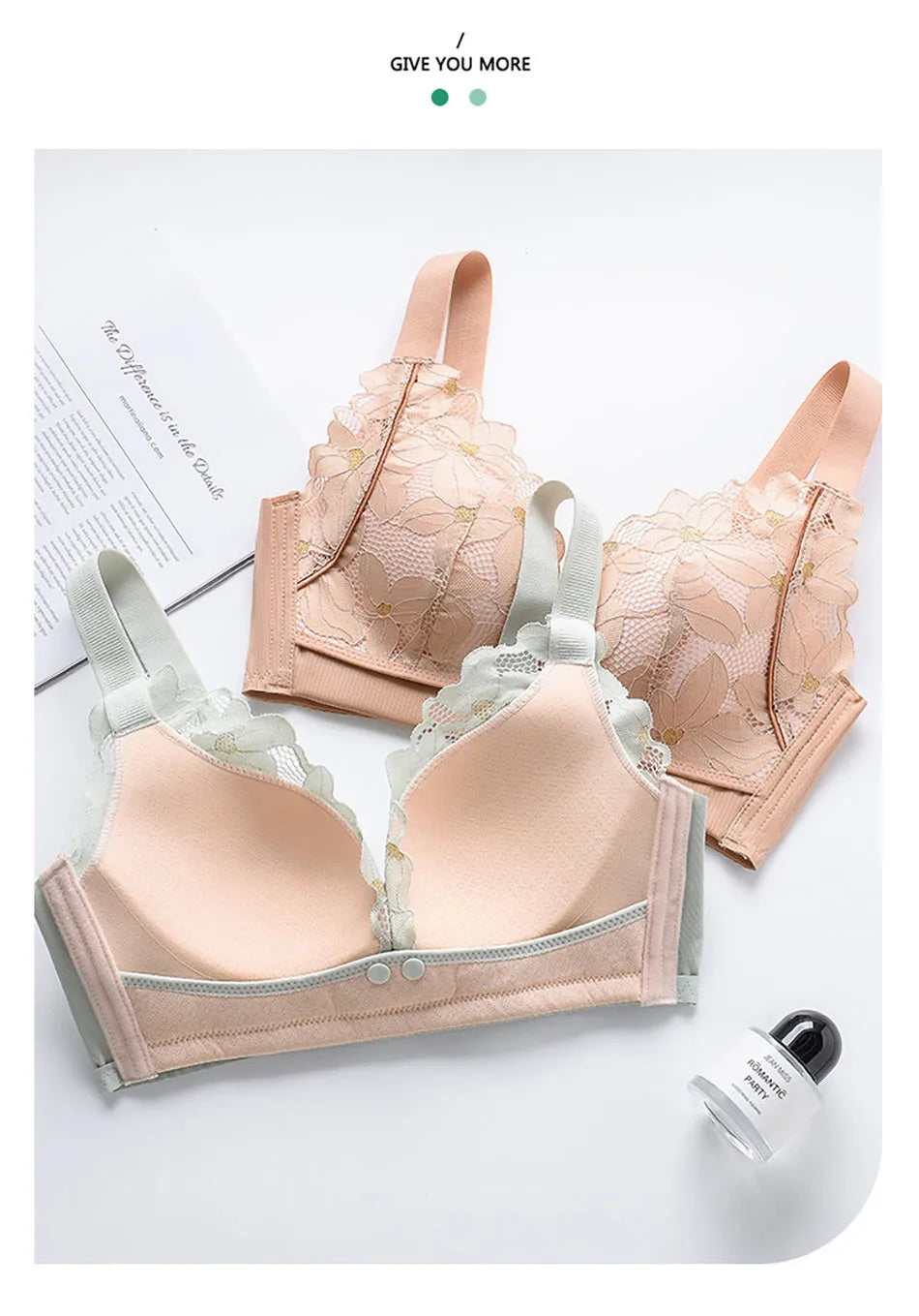 Women’s Lightweight Nursing Bra – Wire-Free Maternity & Breastfeeding Bra | Breathable, Four-Season Comfort