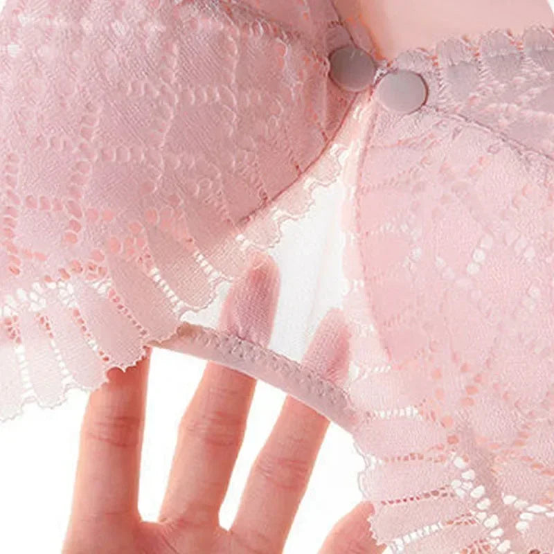 Front Button Maternity Nursing Bra – Adjustable Comfort Breastfeeding Bra for Pregnant & Nursing Moms | Soft Acetate, Easy Access, Wire-Free Support