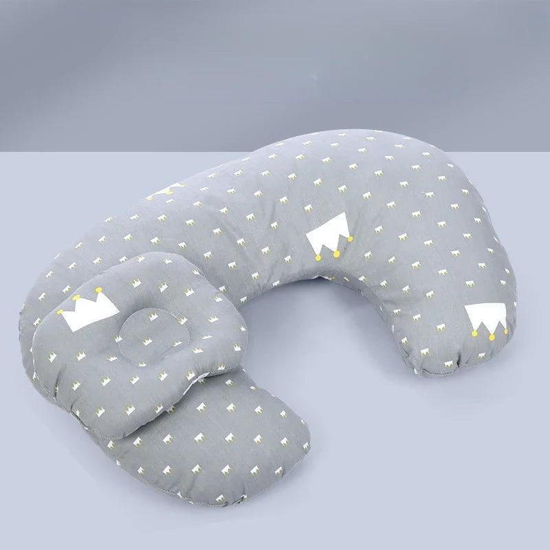 Multifunctional Nursing Pillow for Newborns & Moms – Breastfeeding, Waist Support, & Baby Comfort | Compact, Anti-Fouling Design
