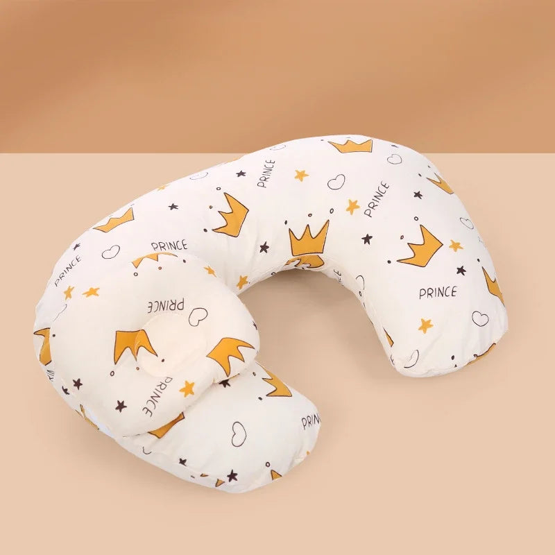 Multifunctional Nursing Pillow for Newborns & Moms – Breastfeeding, Waist Support, & Baby Comfort | Compact, Anti-Fouling Design