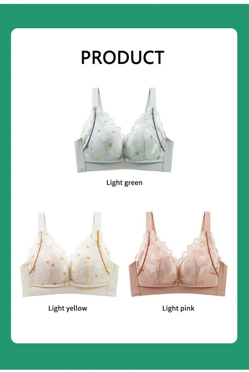 Women’s Lightweight Nursing Bra – Wire-Free Maternity & Breastfeeding Bra | Breathable, Four-Season Comfort