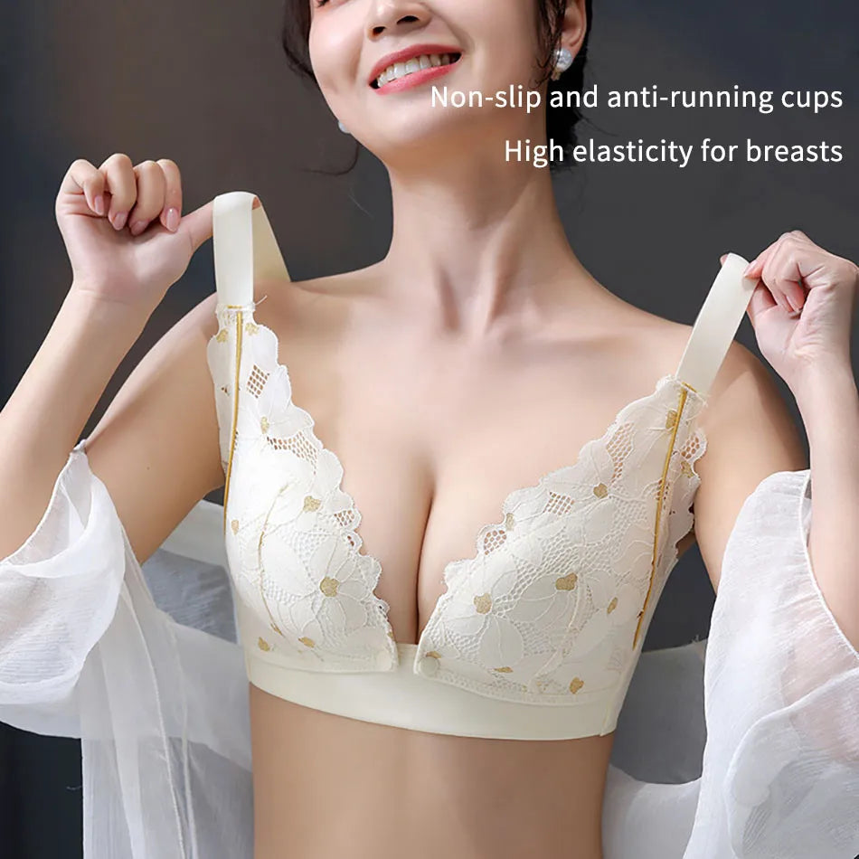Women’s Lightweight Nursing Bra – Wire-Free Maternity & Breastfeeding Bra | Breathable, Four-Season Comfort