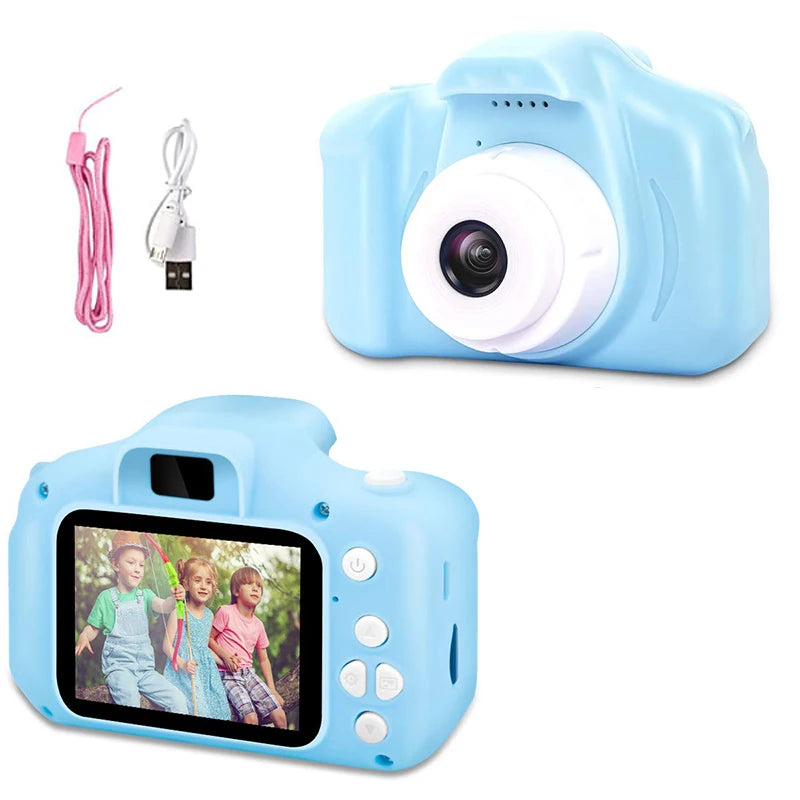 ZK30 Kids Waterproof 1080P HD Camera - Adorable Cartoon Design for Adventurous Outdoor Photography & Video Fun!