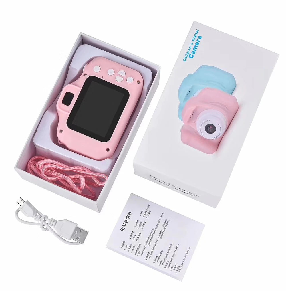 ZK30 Kids Waterproof 1080P HD Camera - Adorable Cartoon Design for Adventurous Outdoor Photography & Video Fun!